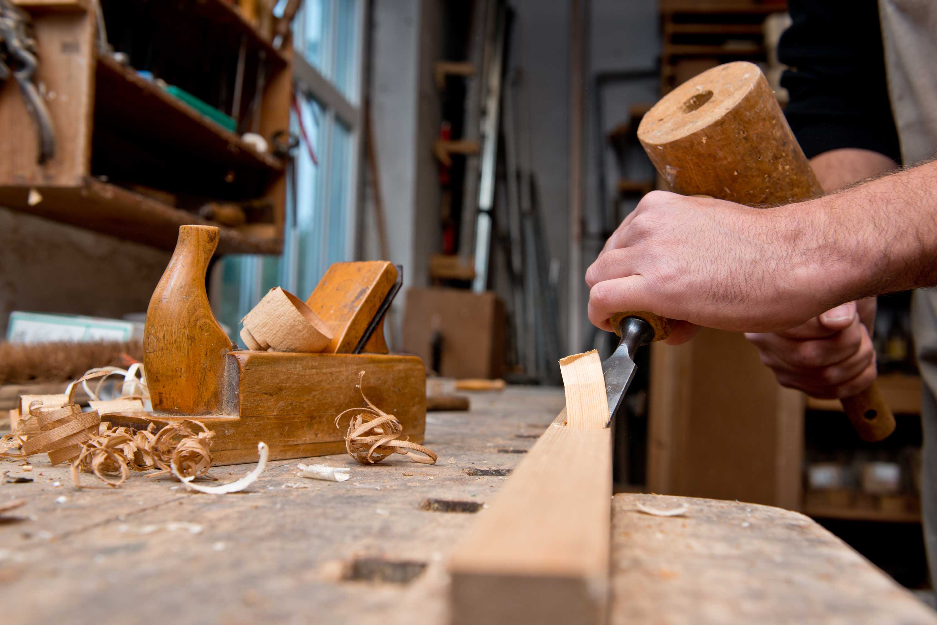 Qualitatives Holzhandwerk